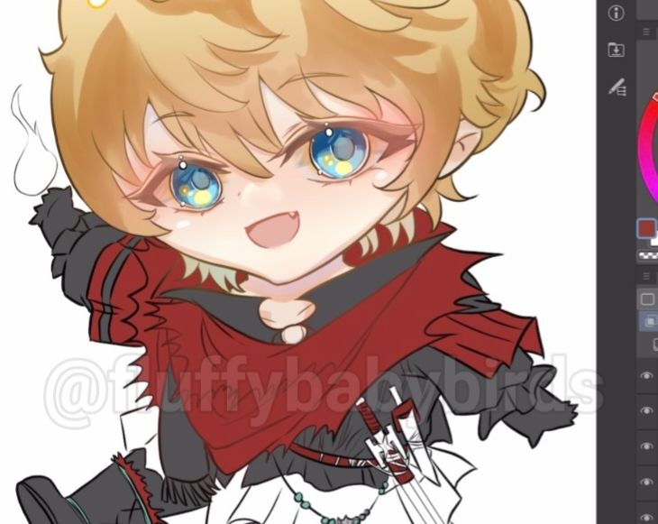 A fanart of chibi Joshua from final fantasy xvi