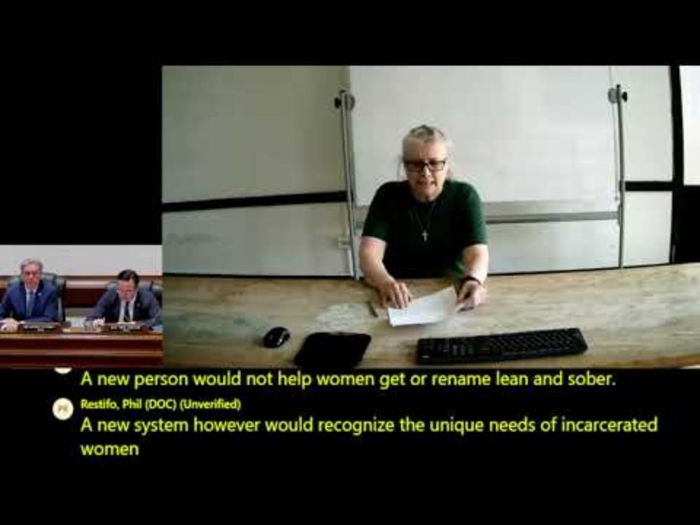 Incarcerated Women Testify in Support of the Prison Construction Moratorium