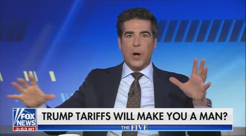fox chyron: trump tariffs will make you a man