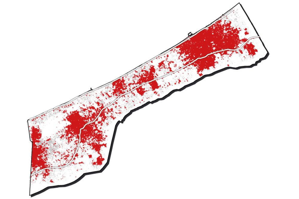 En cartes : un an de destructions dans la bande de Gaza