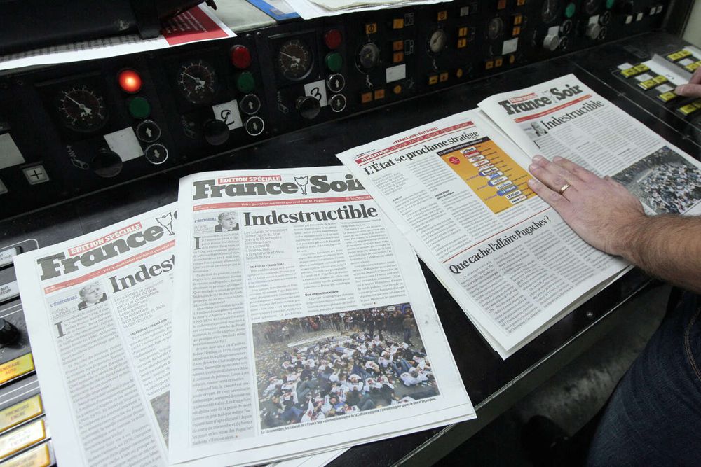 « France-Soir » perd son agrément de service de presse en ligne