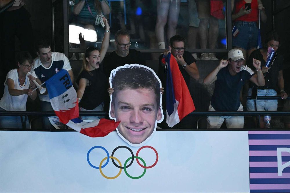 JO 2024 : quand la folie Léon Marchand se répand en direct sur les autres sites olympiques