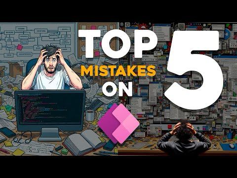 5 common errors in Power Apps #powerplatform #lowcode