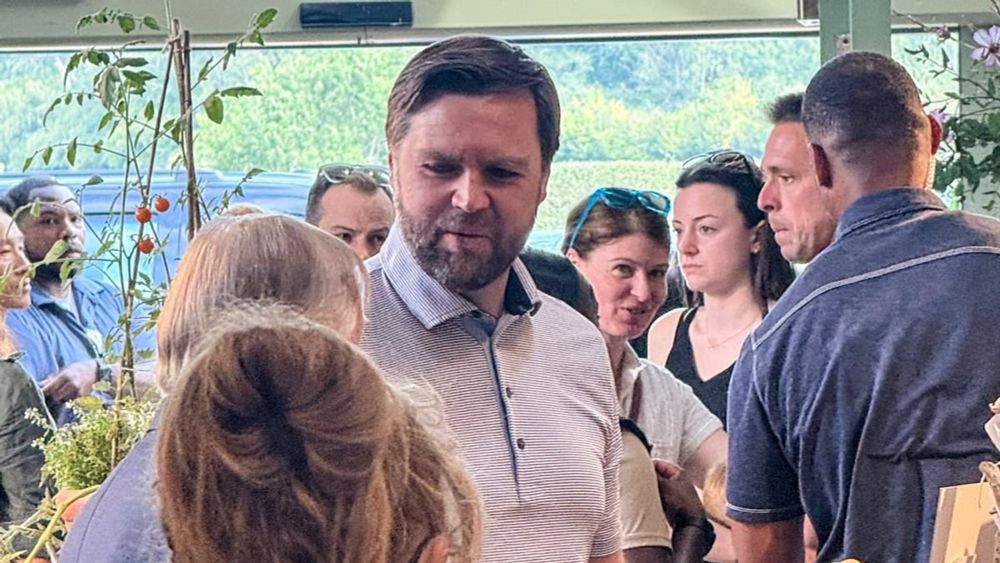 The Vice President's visit to the Cotswolds has already attracted some criticism with locals complaining about disruption and left-leaning protesters flocking to the area.