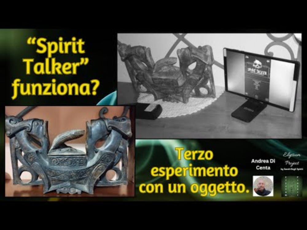 Terzo esperimento con Spirit Talker riguardante un oggetto. #spirittalker #paranormal