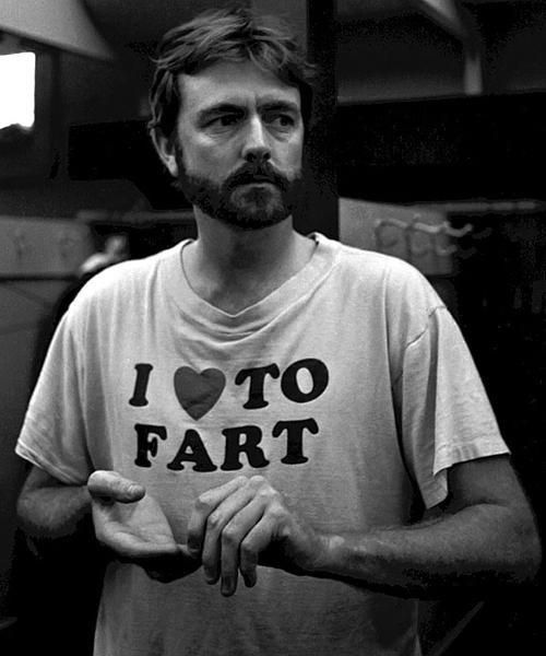 Bert Blyleven in a "I ❤️TO FART" t-shirt