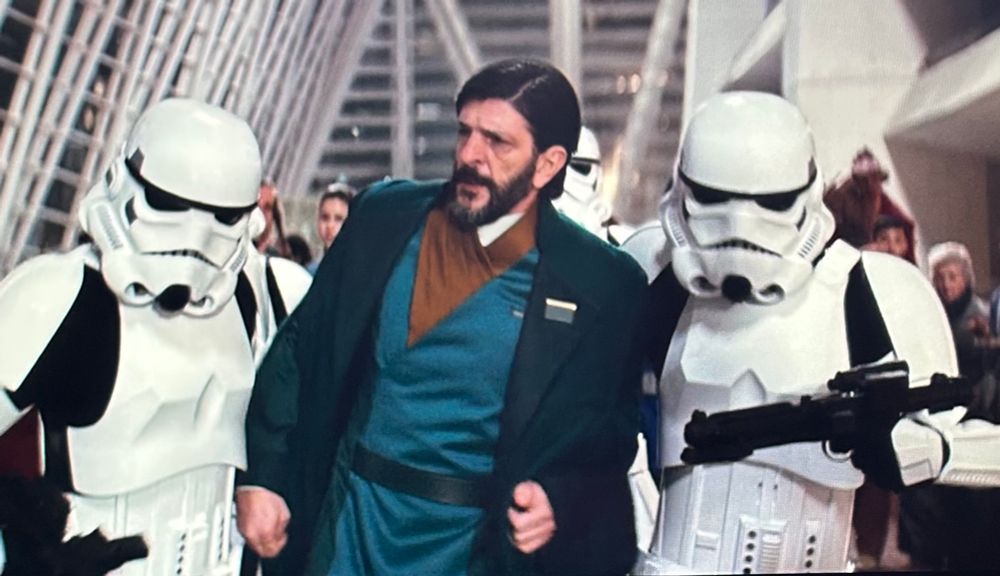 senator oran being arrested by stormtroopers 