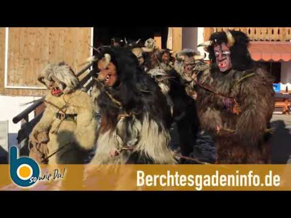 Nikolaus Buttnmandl Kramperl Berchtesgaden - vorweihnachtlicher Brauch in den Bergen