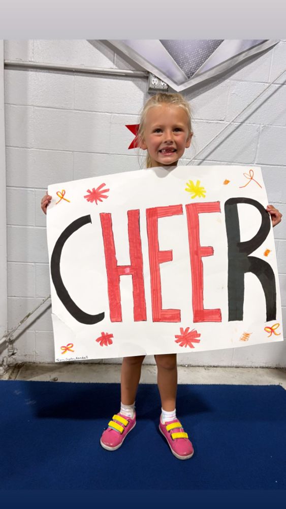 rosie at the cheer camp
