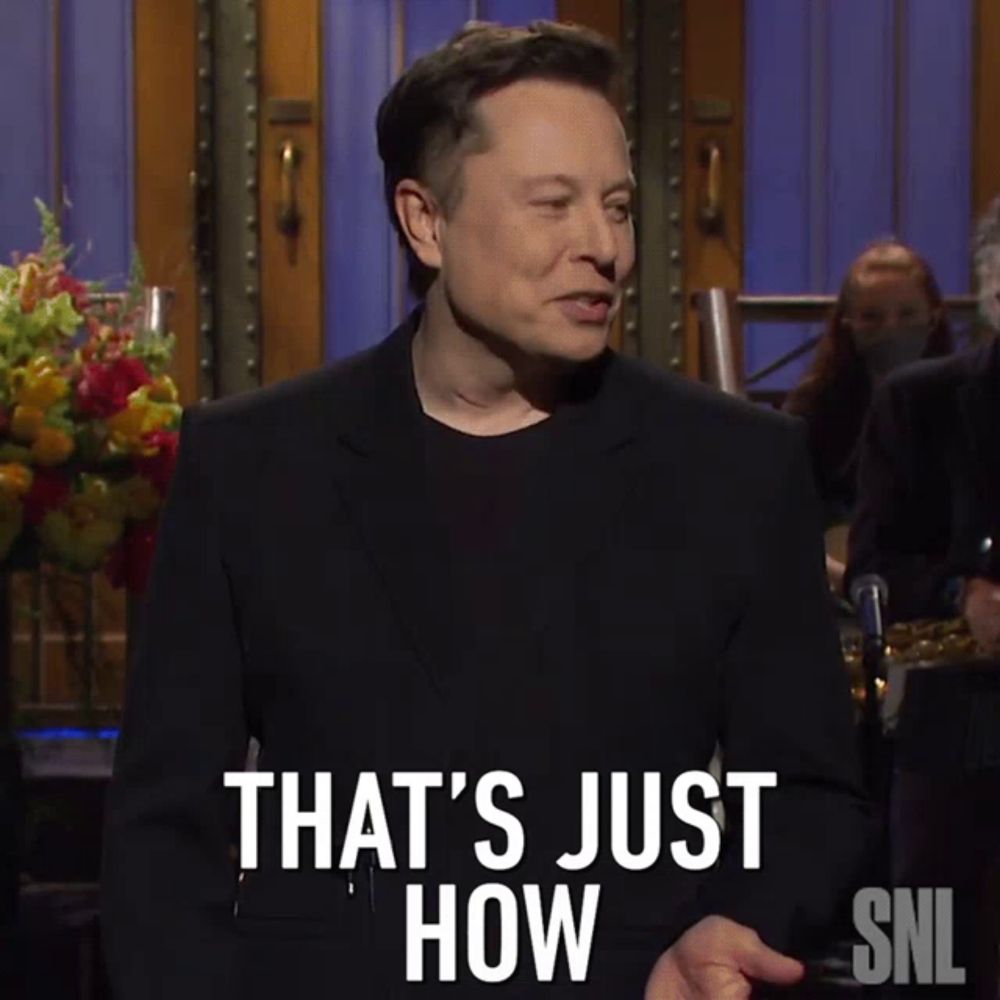 elon musk says " my brain works " during a snl broadcast