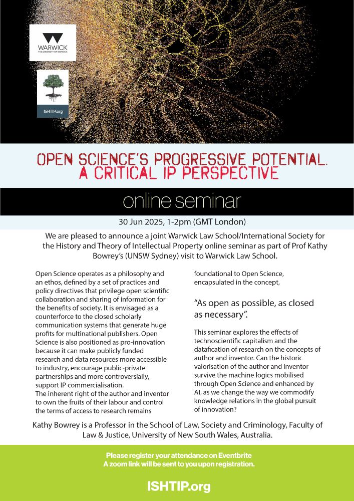 Flyer for the event The same text is provided on the weblink in the original post. 