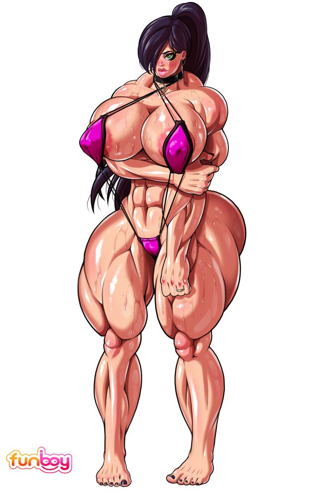 Seras wearing a very slim slingkini