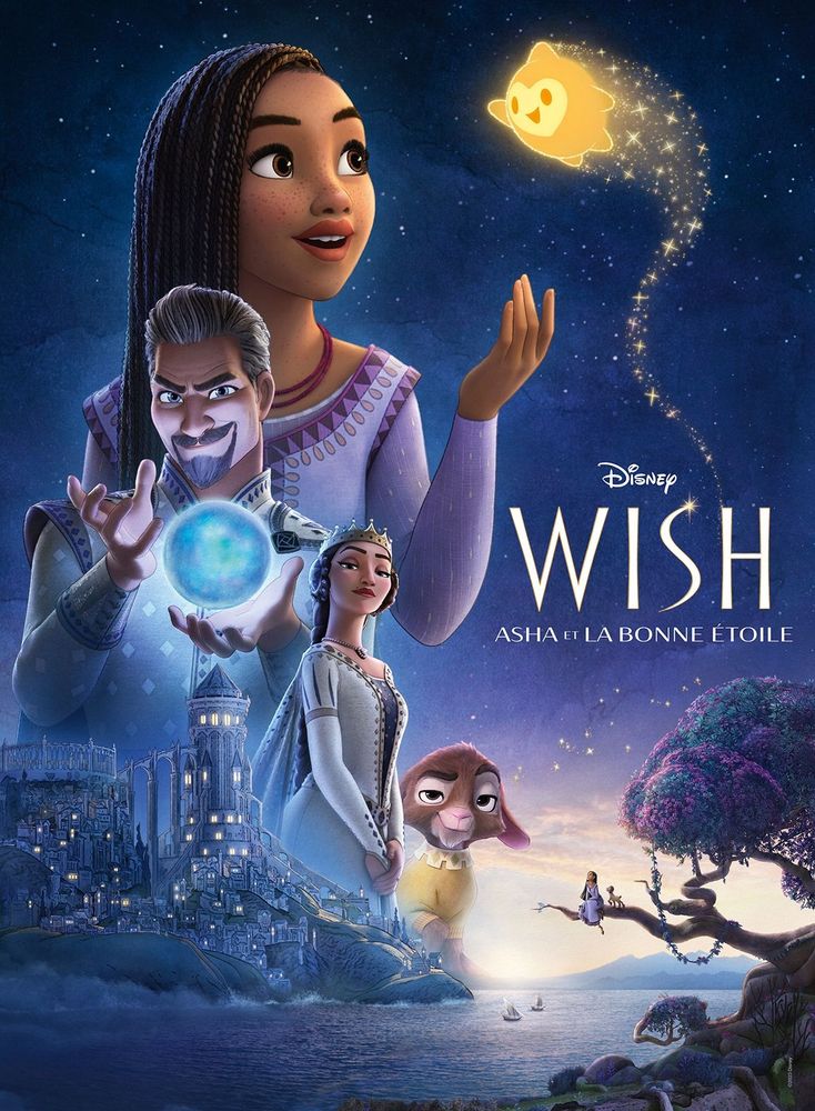 Affiche de Wish. Chaque idée semble légèrement mauvaise/perfectible de la d.a. à l'antagoniste en passant par les nombreux clins d'oeil.