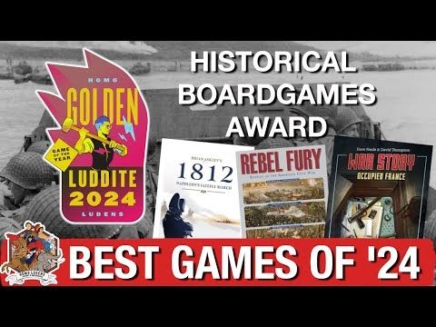 Best Historical Boardgames of 2024 - Golden Luddite Award