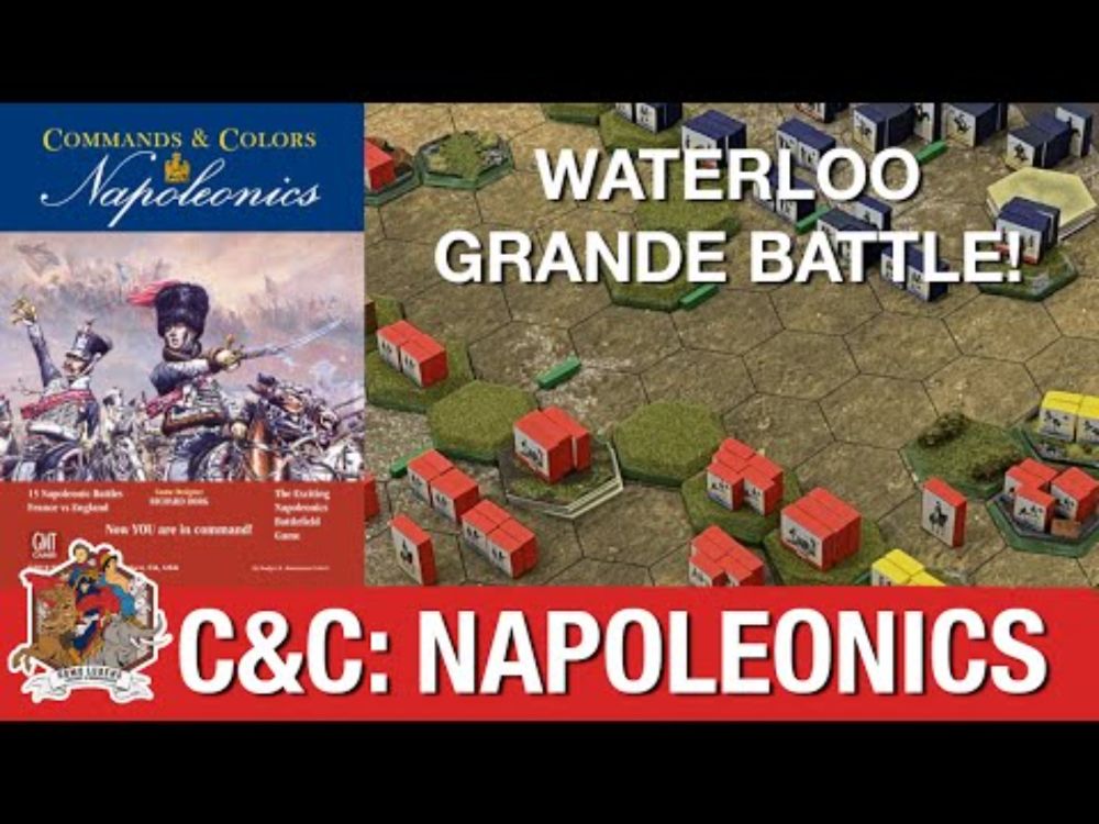 Playing Waterloo on CC Napoleonics Grande Battle - Punched Con 25 AAR