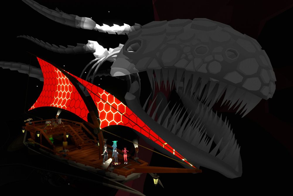 Photo of the VRChat world Aether's Maw: The Leviathan's Trail