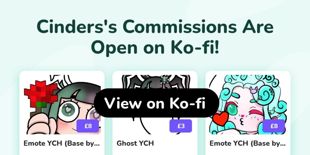 Cinders's Ko-fi Commissions