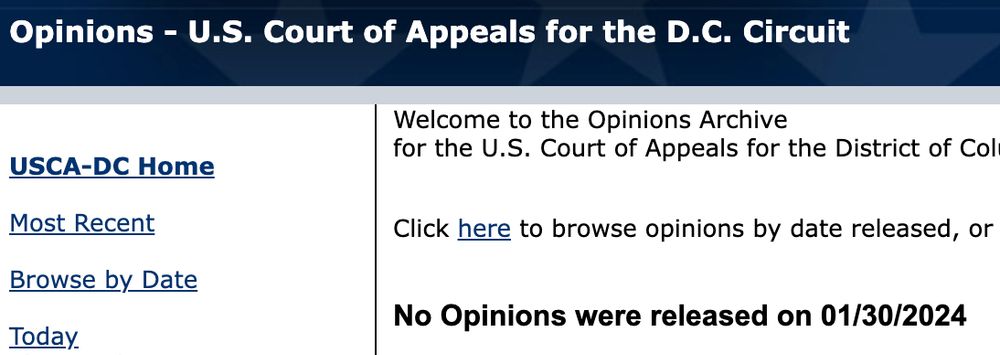 Dc court of appeals cheap opinions