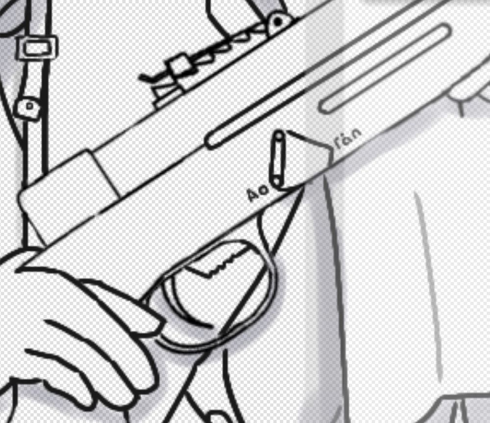 こだわったセレクター周り。手前はaonair（単射）、奥はlán（フルオート）