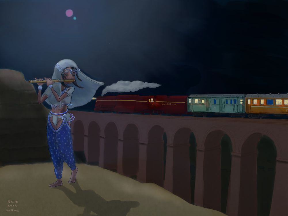 中東風世界観出身のオリジナルキャラ、マイア