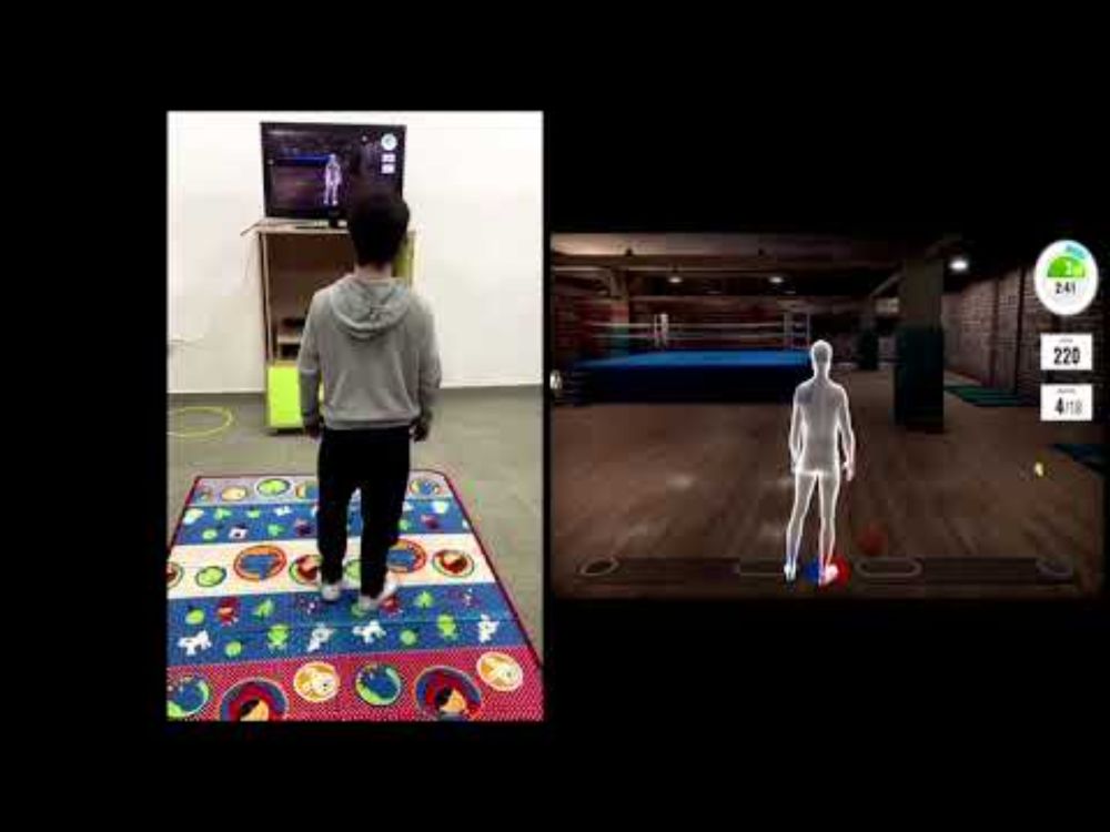 SESIÓN DE FISIOTERAPIA CON SISTEMA EVOLVREHAB