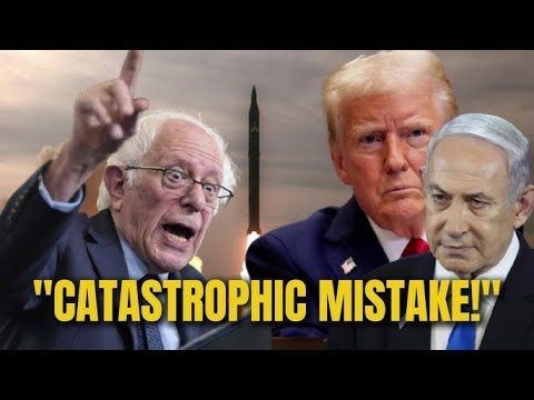 "NO MORE WAR" chant erupts at Bernie rally after Trump bombs Iran