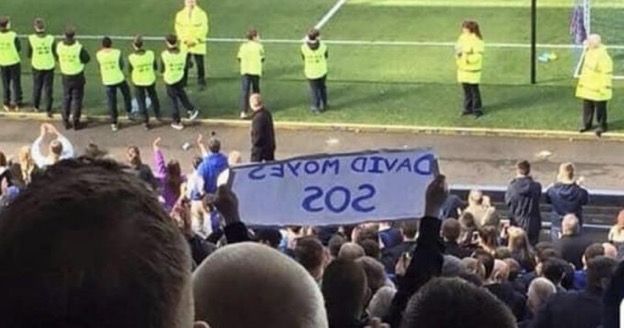David Moyes SOS banner