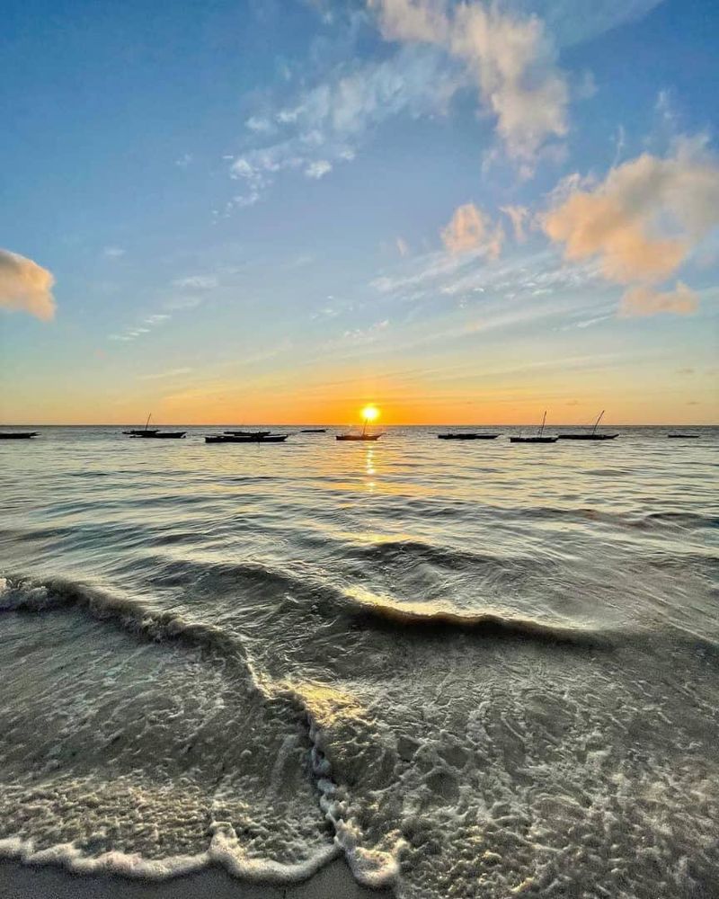 Sunrise at Zanzibar Island