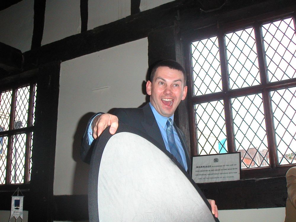 A handsome chap with a reflector