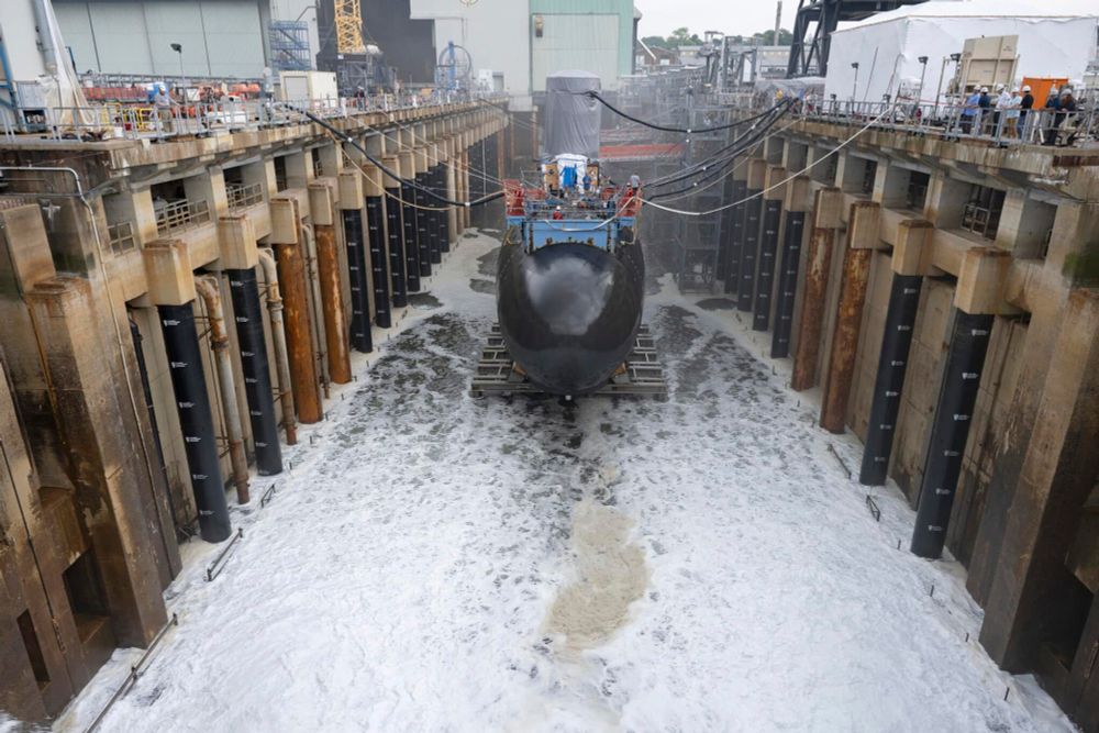 U.S. Navy Launches 26th Virginia-class Attack Submarine - Naval News