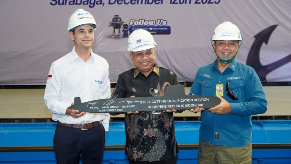 Indonesia Completes Scorpène Steel Cutting Qualification with Construction Set for June 2026 - Naval News