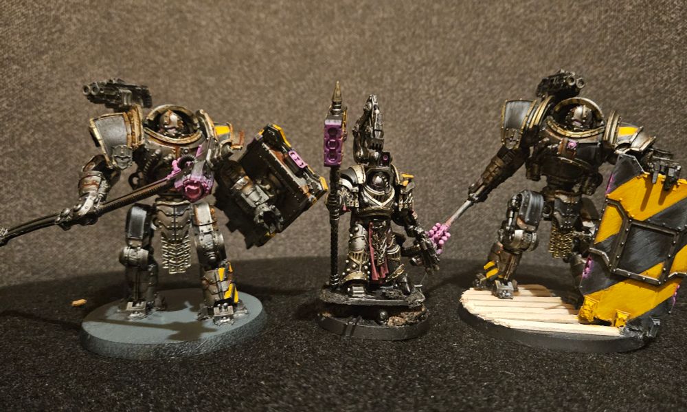 2 domitar ferrum and their tech-marine best friend.