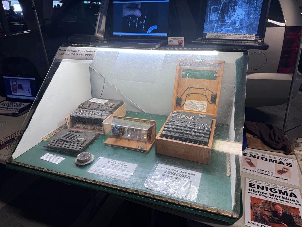 Original German Enigma cipher machines for sale