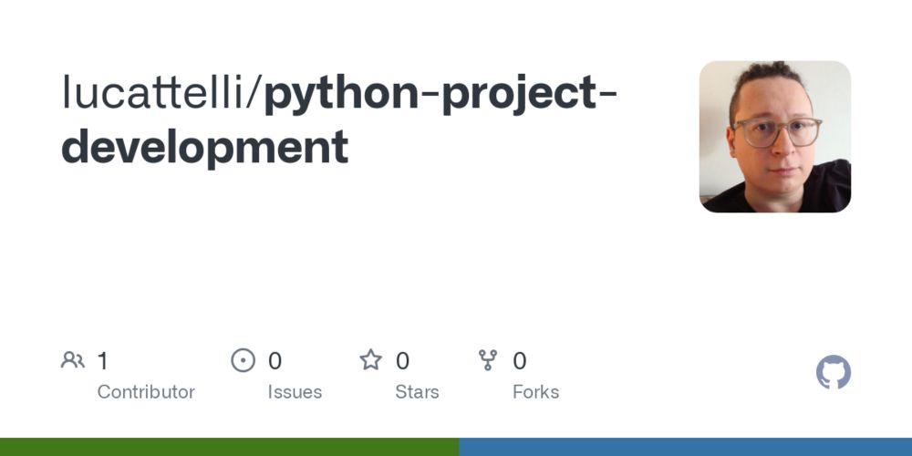 GitHub - lucattelli/python-project-development