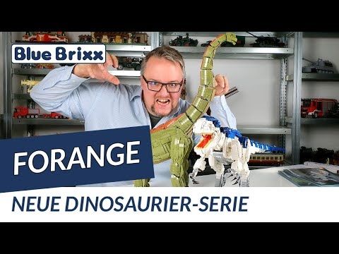 Zwei Dinosaurier von Forange @ BlueBrixx - mit Sound und je über 2.000 Teilen!