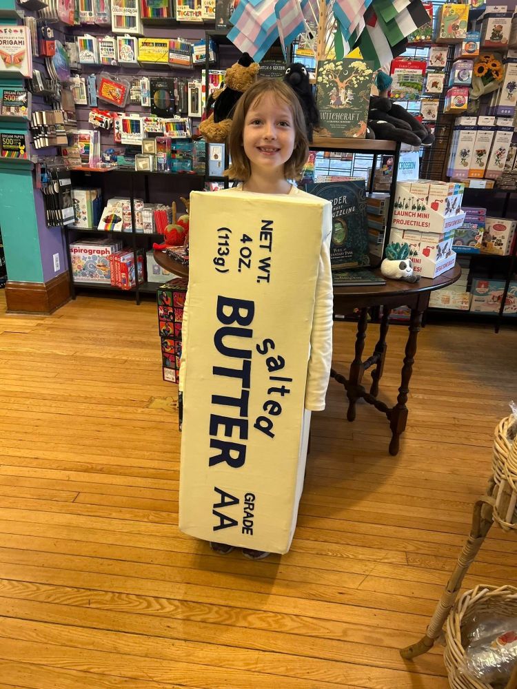 a stick of butter costume!