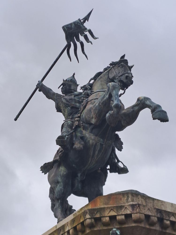 Statue équestre de Guillaume le Conquérant, Louis Rochet, 1851.