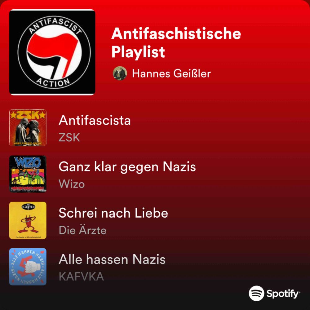 Antifaschistische Playlist