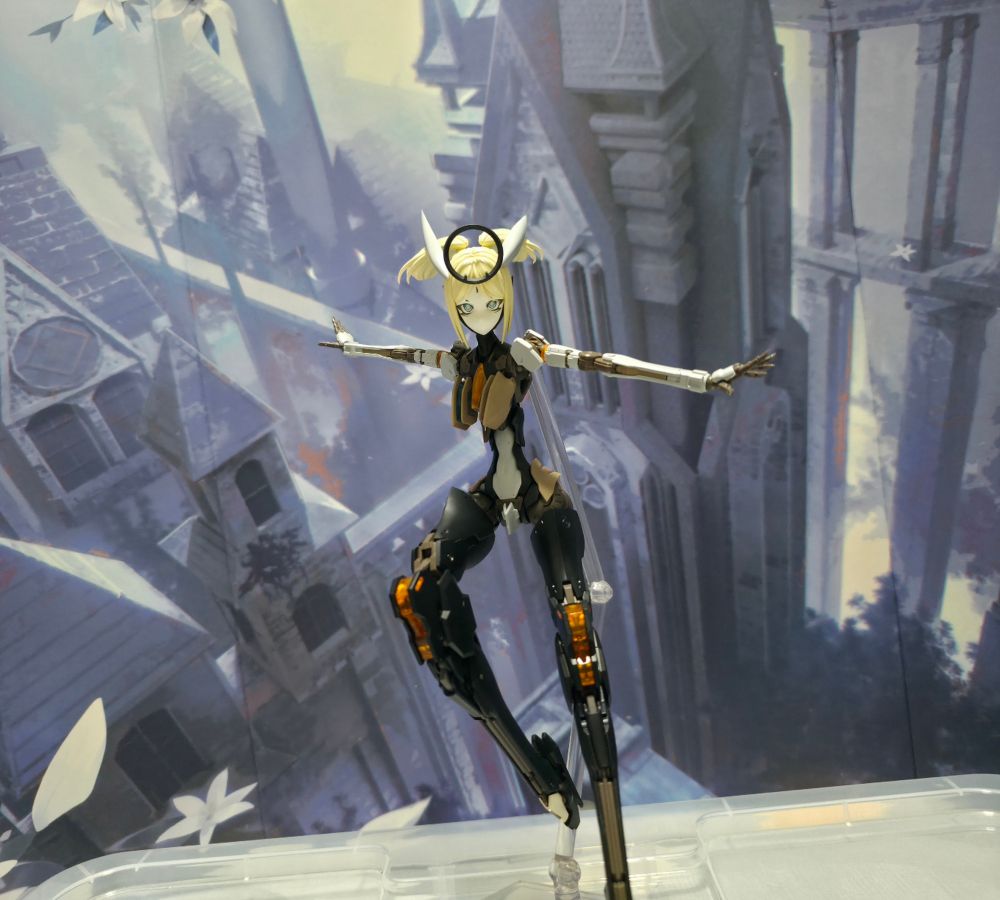 Lily turns to her robot form