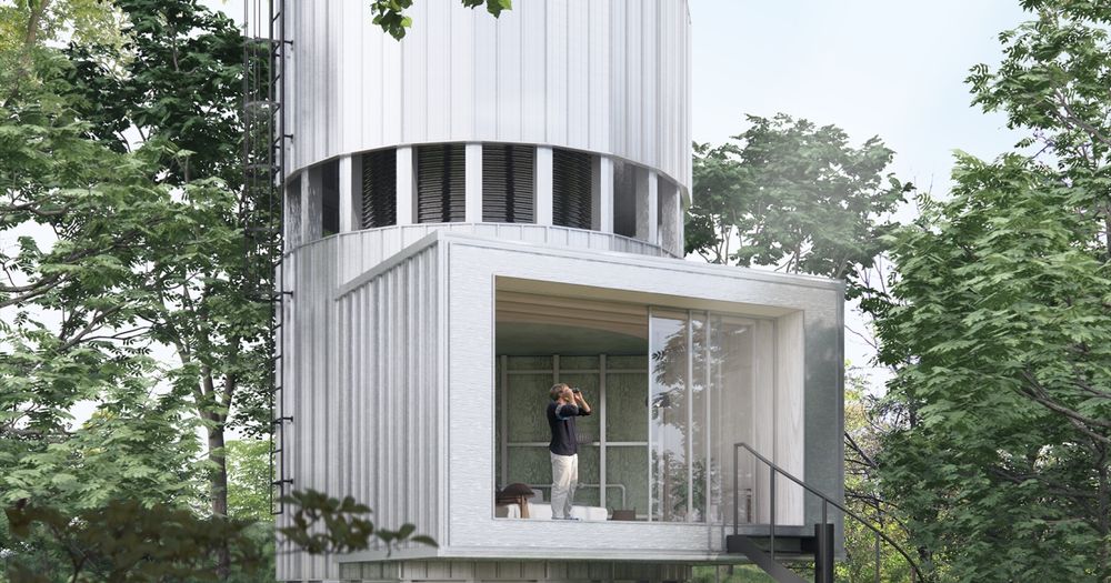This extraordinary tiny house puts a new spin on small living – literally. The non-towable dwelling, named Micro-House: 3 Scenes of Home, features a novel rotating structural system that transforms it...