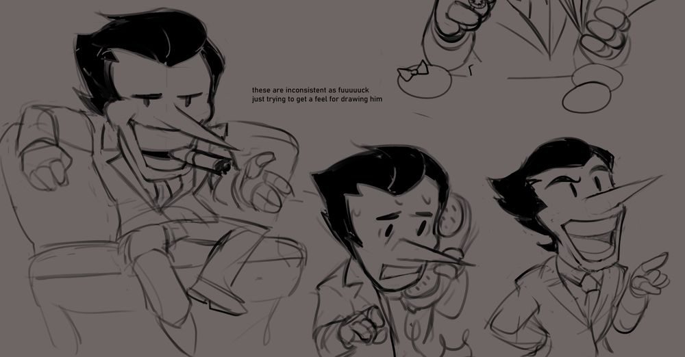 sketches of big shot era spamton