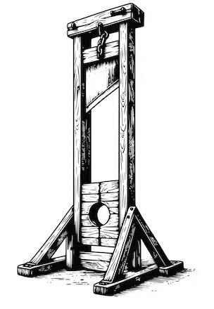 A guillotine, yes. 