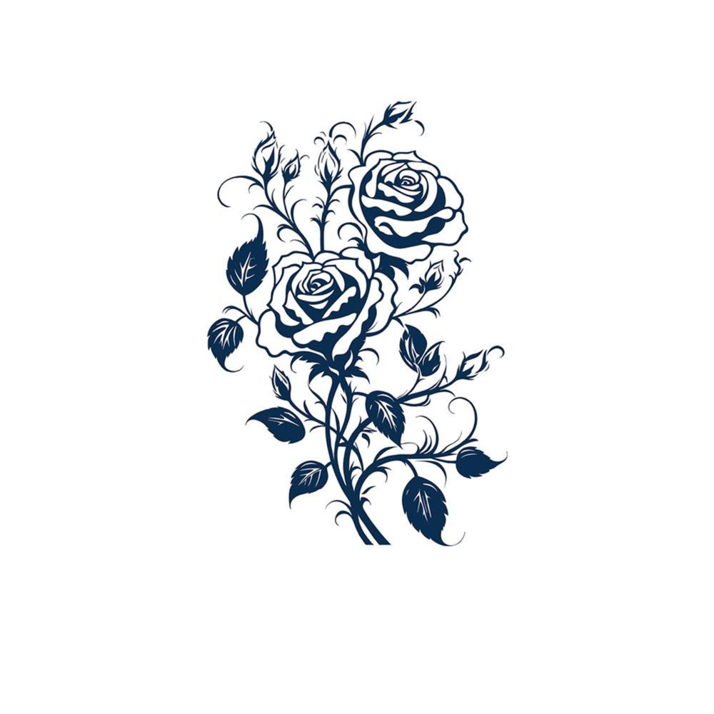 Two Blooming Roses Rose Tattoos Sale - Kobench Shop