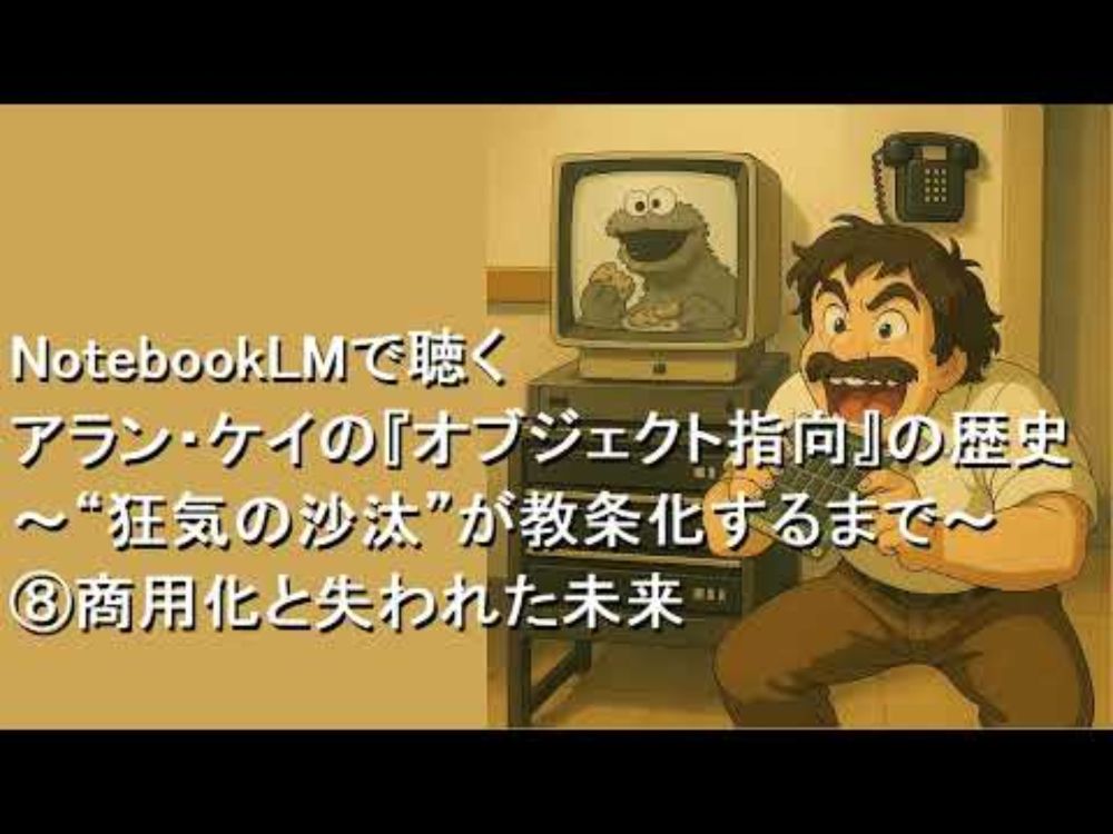 NotebookLMで聴く アラン・ケイの『オブジェクト指向』の歴史 ⑧商用化と失われた未来
