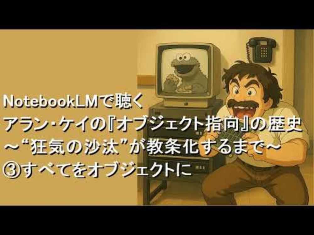 NotebookLMで聴く アラン・ケイの『オブジェクト指向』の歴史 ③すべてをオブジェクトに
