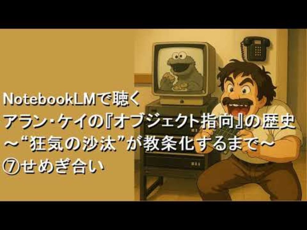 NotebookLMで聴く アラン・ケイの『オブジェクト指向』の歴史 ⑦せめぎ合い