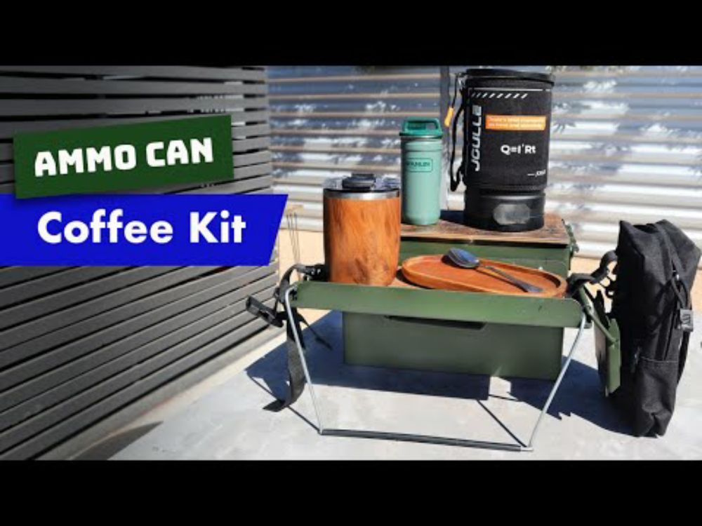 Ammo Can Coffee Kit - A DIY Micro Camp Kitchen