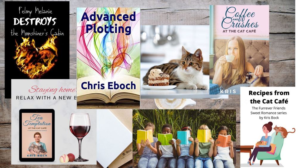 The image is a collection of book covers, social media posts with images and texts, and other images, as a sample of what can be done with Depositphotos.