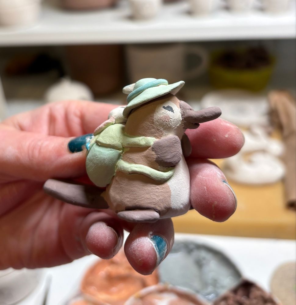 Platypus adventurer figurine  