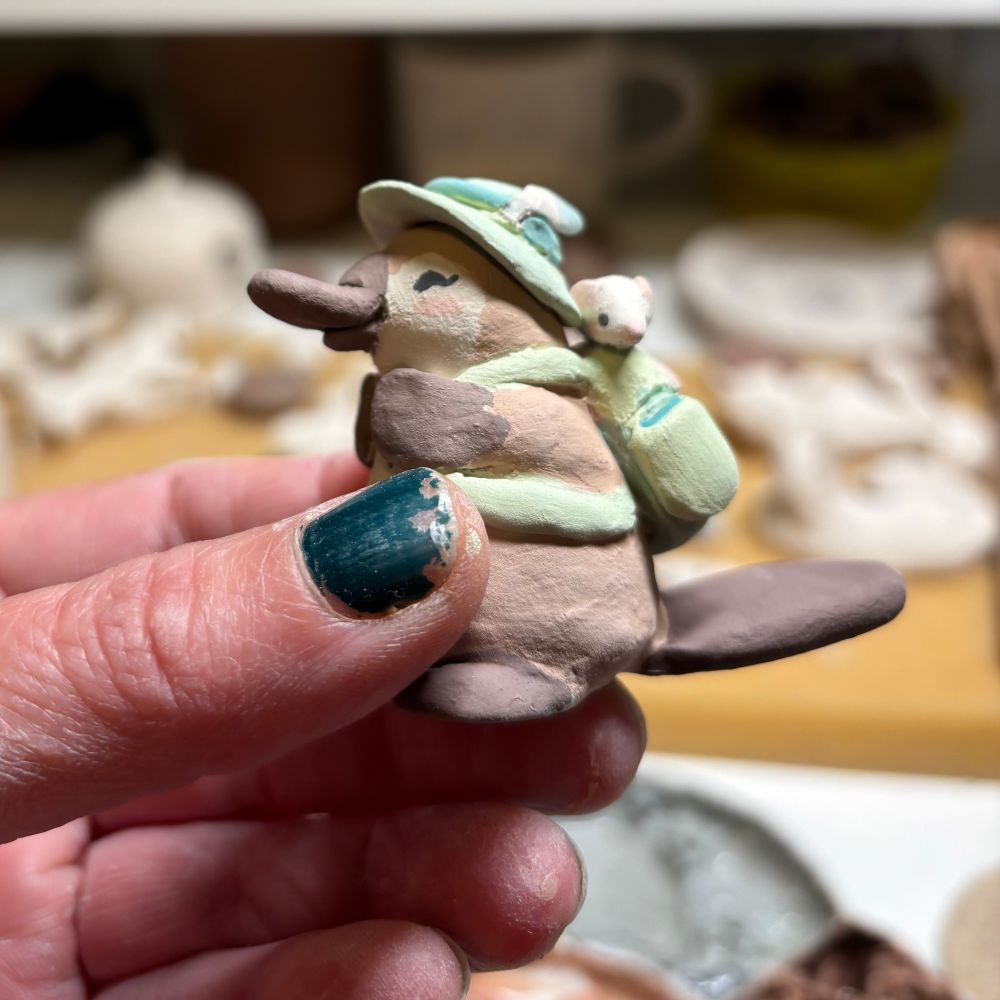 Platypus adventurer figurine 